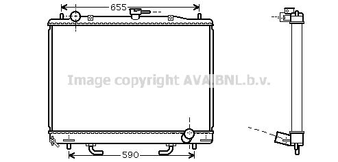 AVA QUALITY COOLING Radiaator,mootorijahutus MT2163